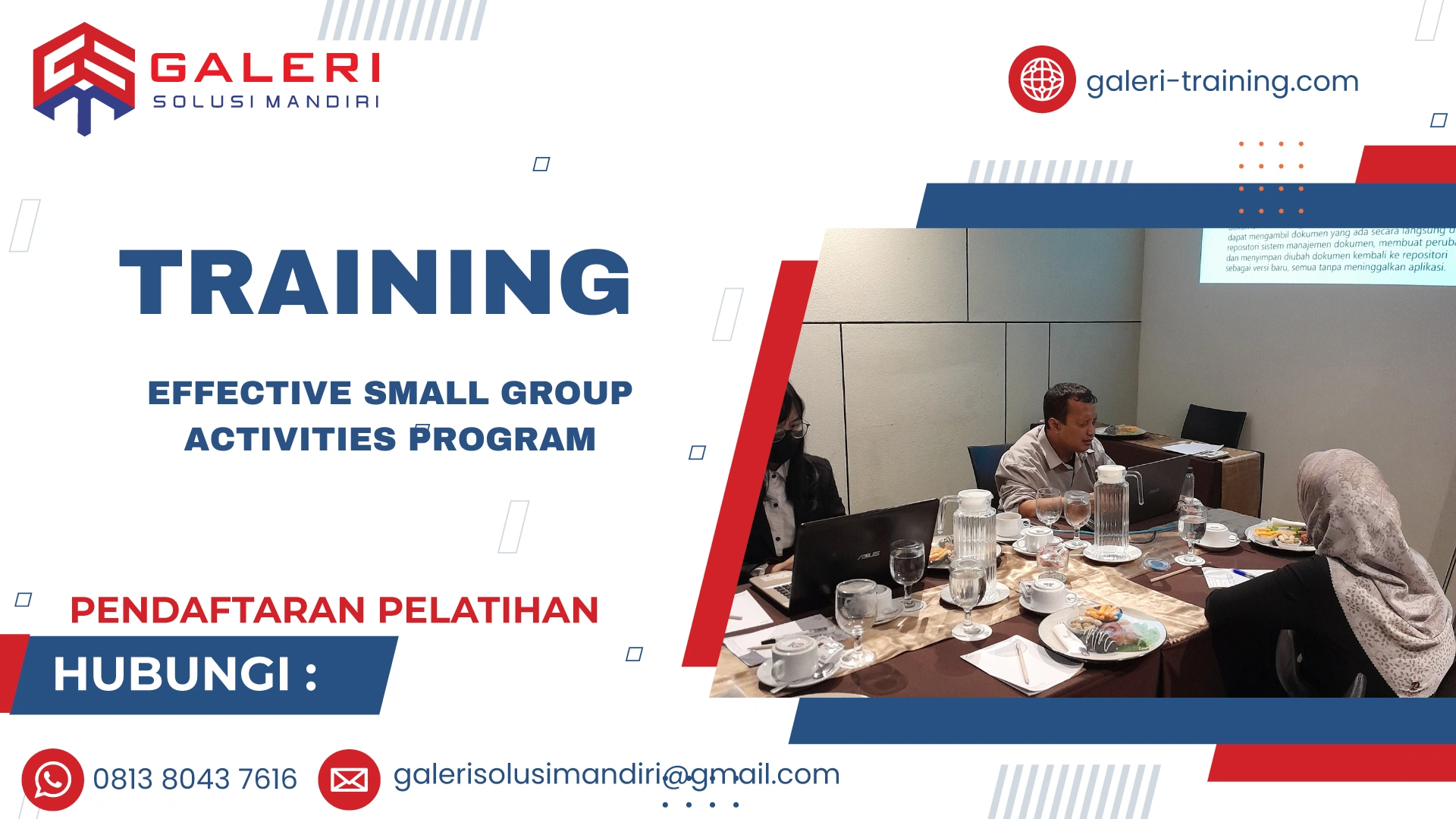 TRAINING EFFECTIVE SMALL GROUP ACTIVITIES PROGRAM