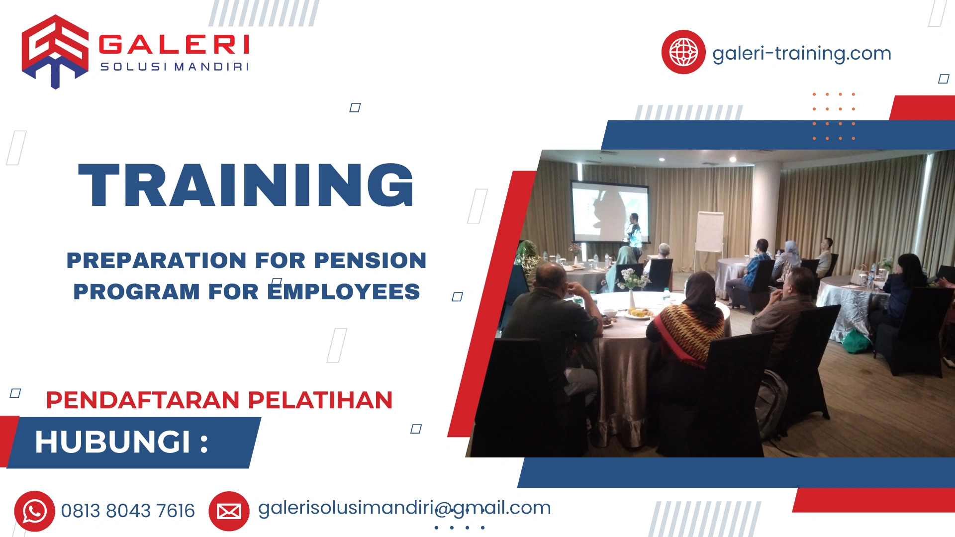 TRAINING PREPARATION FOR PENSION PROGRAM FOR EMPLOYEES