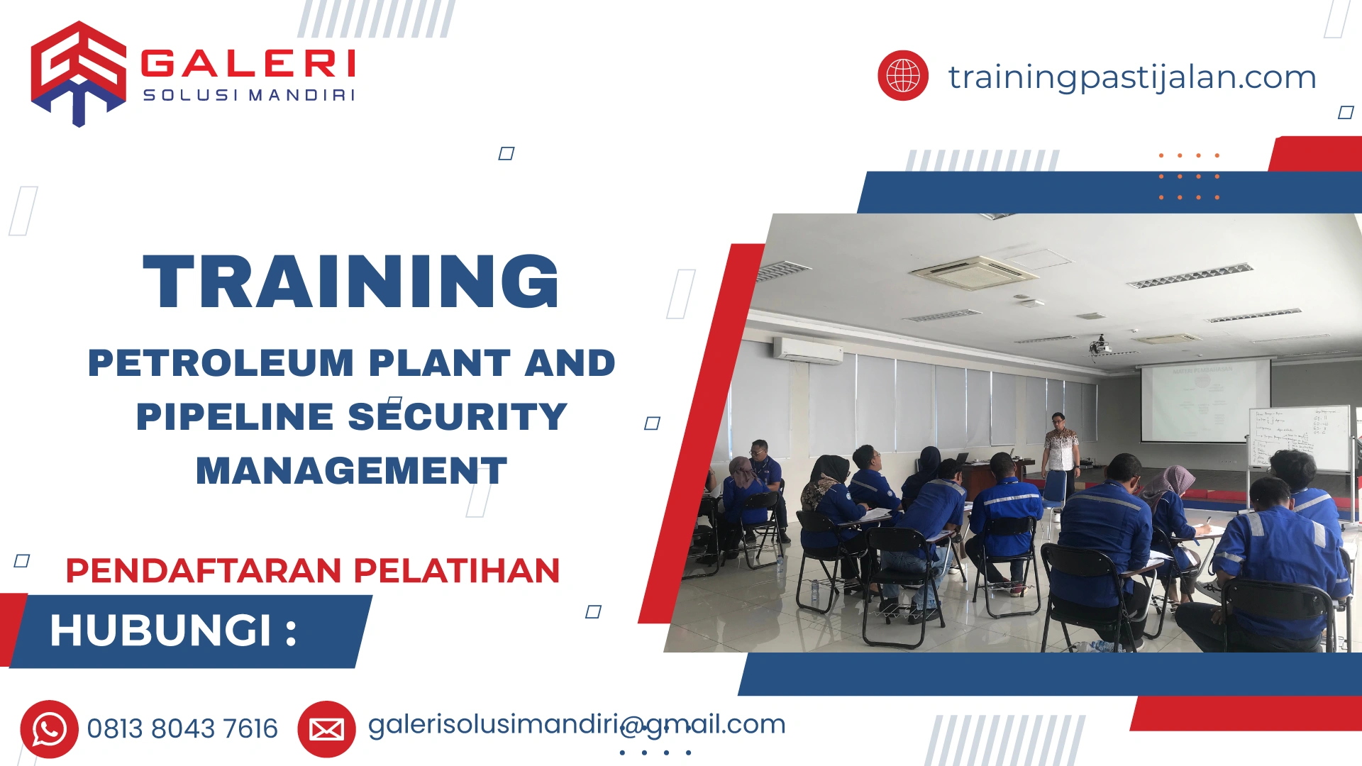 TRAINING PETROLEUM PLANT AND PIPELINE SECURITY MANAGEMENT