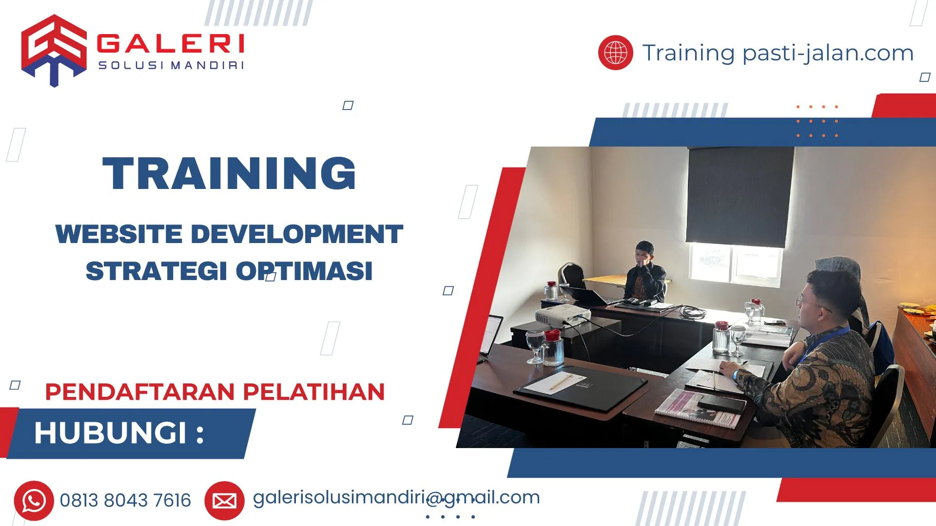 TRAINING WEBSITE DEVELOPMENT STRATEGI OPTIMASI