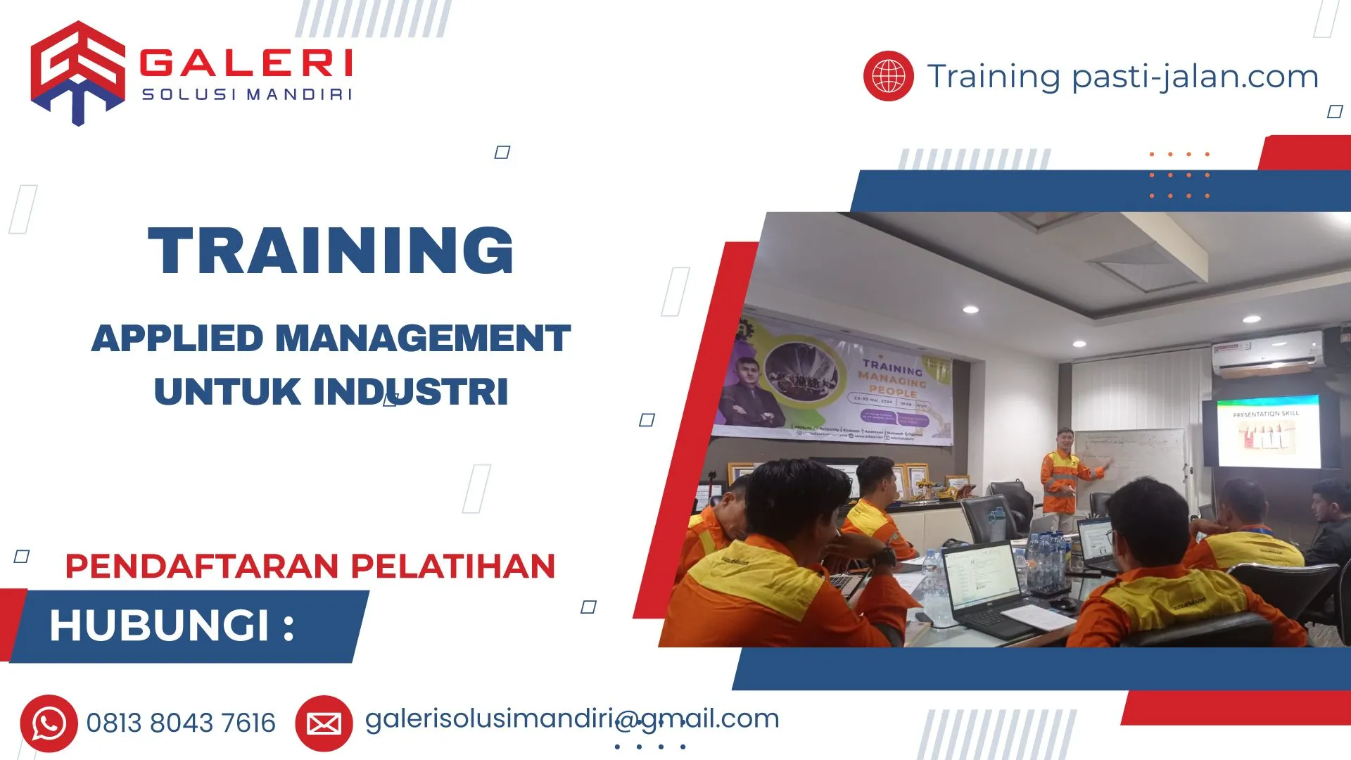 TRAINING APPLIED MANAGEMENT UNTUK INDUSTRI 