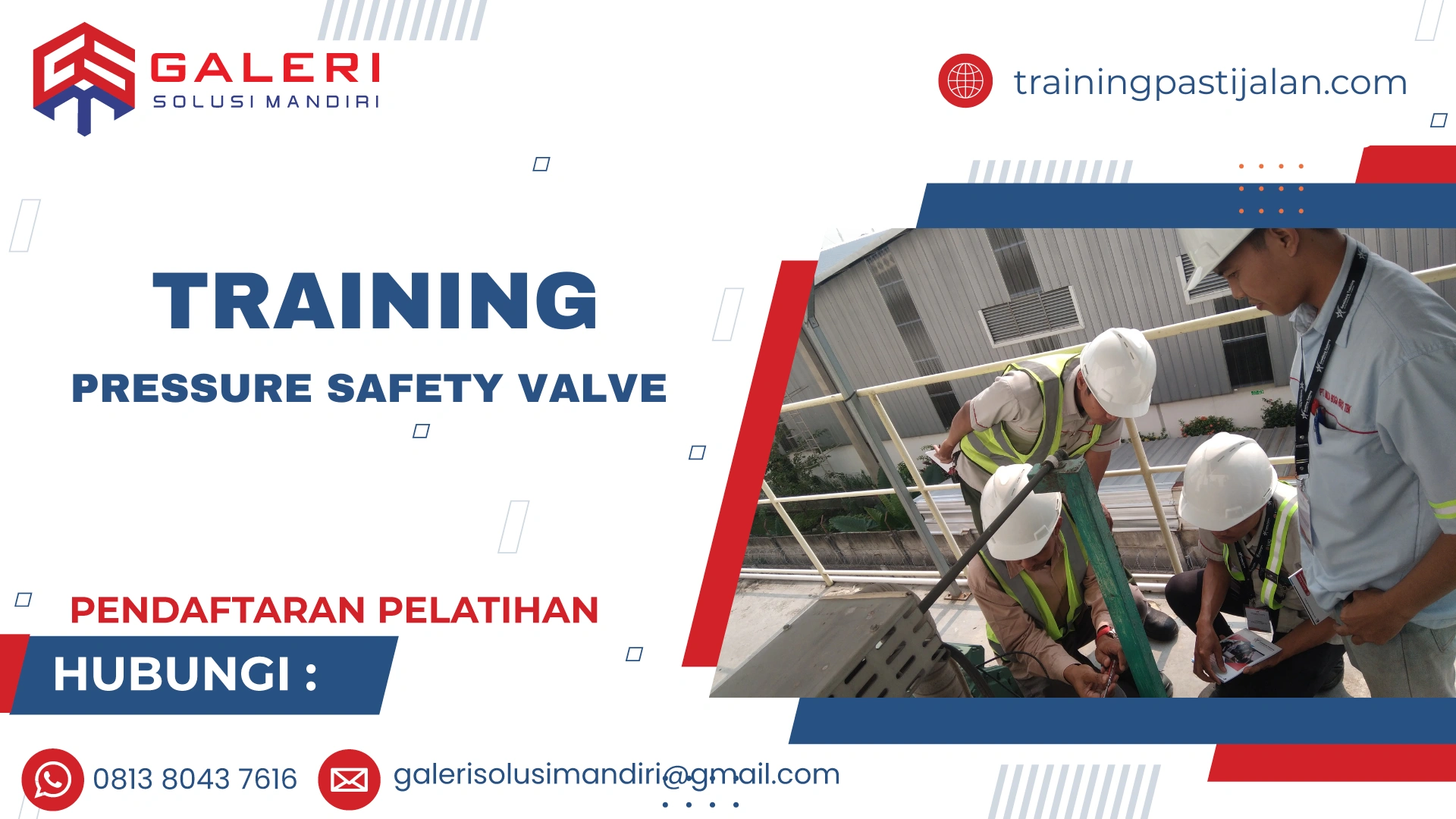 TRAINING PRESSURE SAFETY VALVE