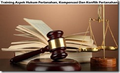 training legal aspects of land, compensation and conflict of land of mining area murah