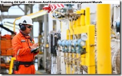 training oil spill - boom minyak dan manajemen lingkungan murah