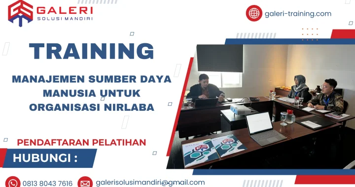 TRAINING MANAJEMEN SUMBER DAYA MANUSIA UNTUK ORGANISASI NIRLABA