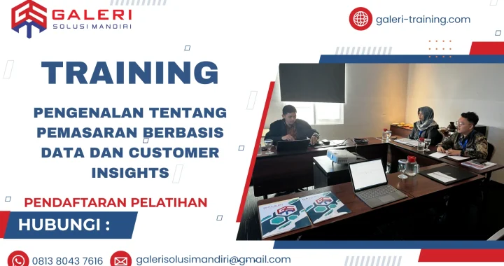 TRAINING PENGENALAN TENTANG PEMASARAN BERBASIS DATA DAN CUSTOMER INSIGHTS