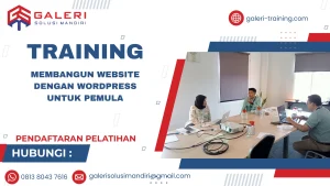 TRAINING MEMBANGUN WEBSITE DENGAN WORDPRESS UNTUK PEMULA