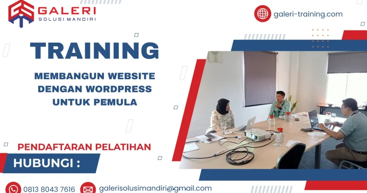 TRAINING MEMBANGUN WEBSITE DENGAN WORDPRESS UNTUK PEMULA