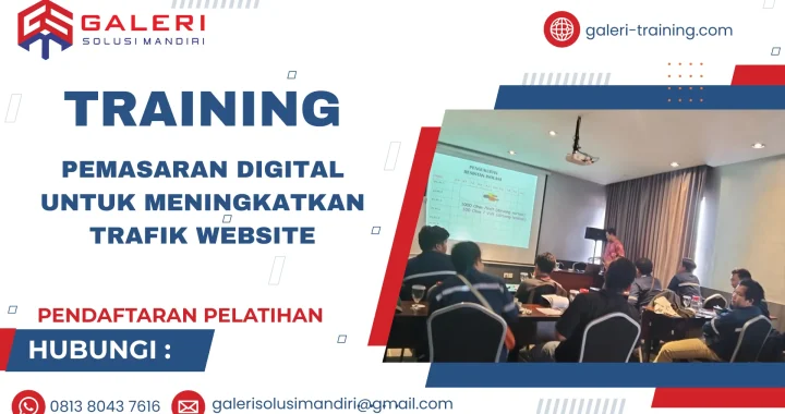 TRAINING PEMASARAN DIGITAL UNTUK MENINGKATKAN TRAFIK WEBSITE