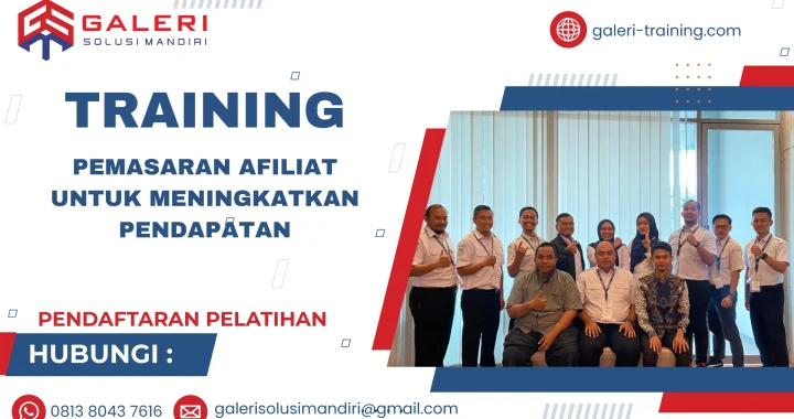 TRAINING PEMASARAN AFILIAT UNTUK MENINGKATKAN PENDAPATAN