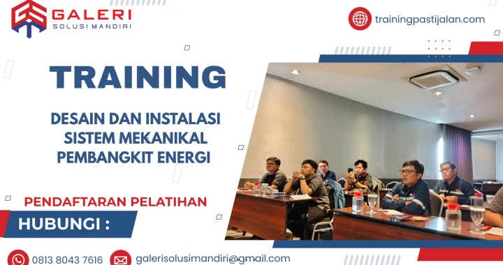 TRAINING DESAIN DAN INSTALASI SISTEM MEKANIKAL PEMBANGKIT ENERGI