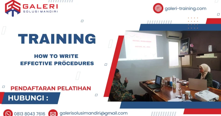 TRAINING HOW TO WRITE EFFECTIVE PROCEDURES