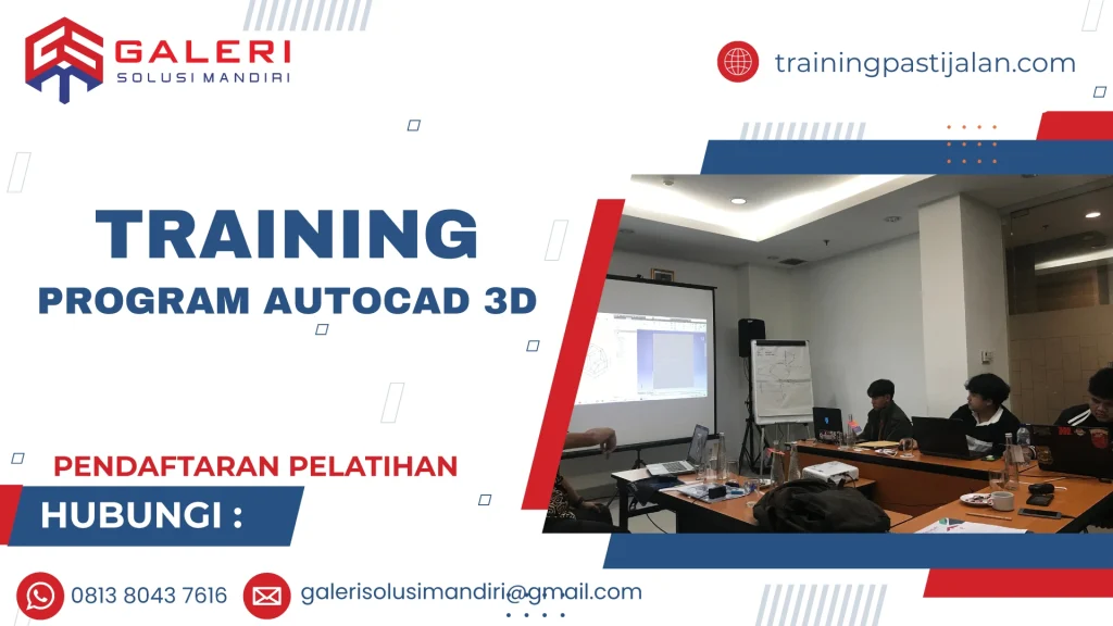 TRAINING PROGRAM AUTOCAD 3D