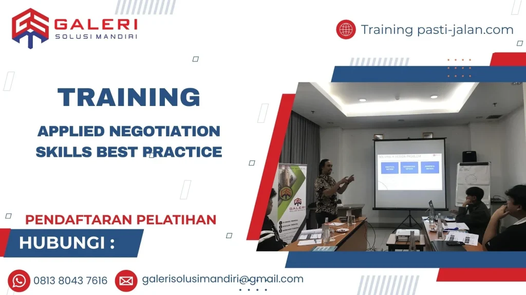 TRAINING APPLIED NEGOTIATION SKILLS BEST PRACTICE
