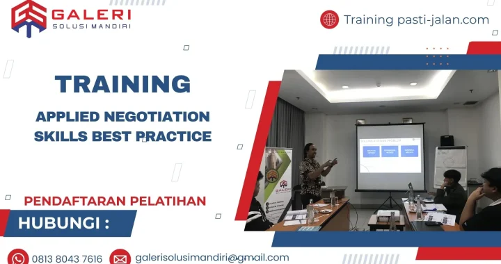 TRAINING APPLIED NEGOTIATION SKILLS BEST PRACTICE
