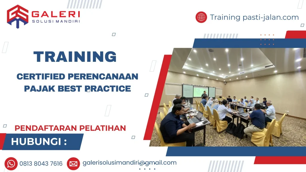 TRAINING CERTIFIED PERENCANAAN PAJAK BEST PRACTICE