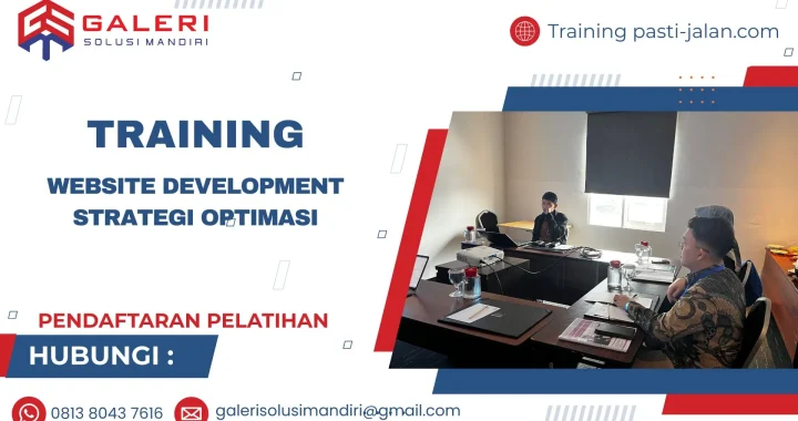 TRAINING WEBSITE DEVELOPMENT STRATEGI OPTIMASI