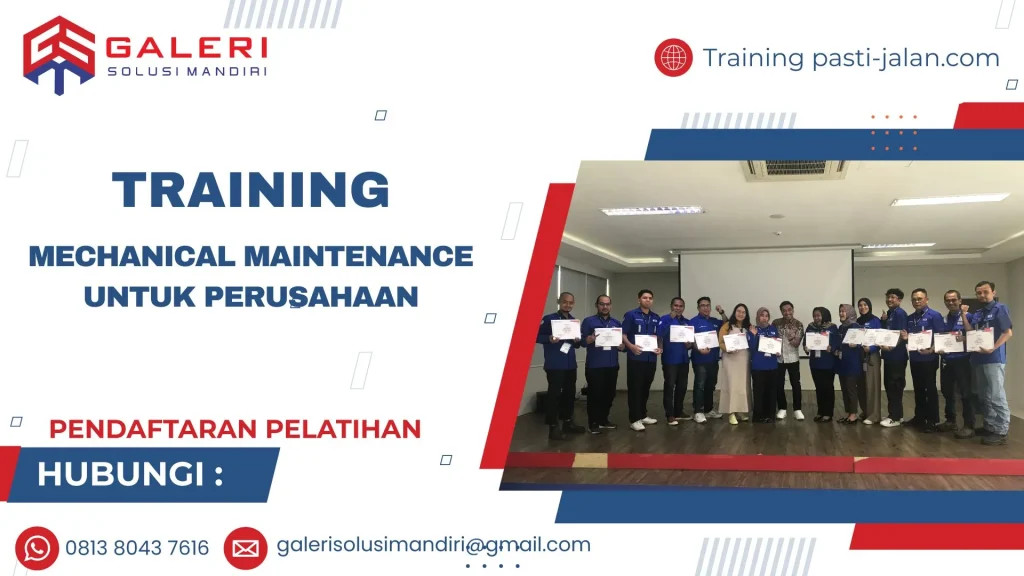 Pelatihan Mechanical Maintenance untuk Perusahaan